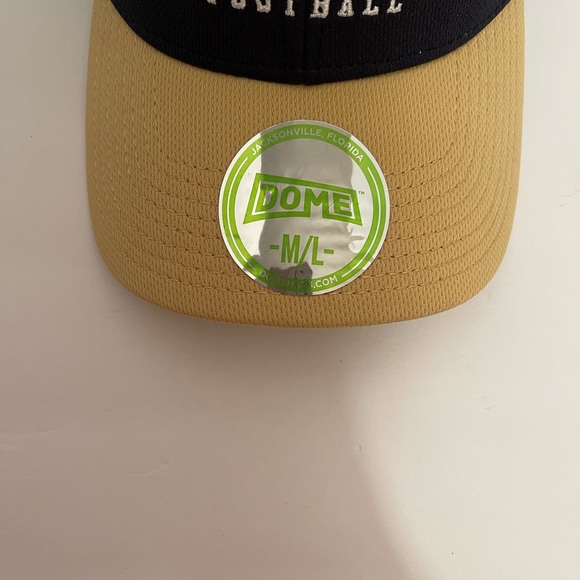 Notre Dame Football Hat, Domehats. size M/L Adult, NavyBlue/Gold NWT - Picture 2 of 11